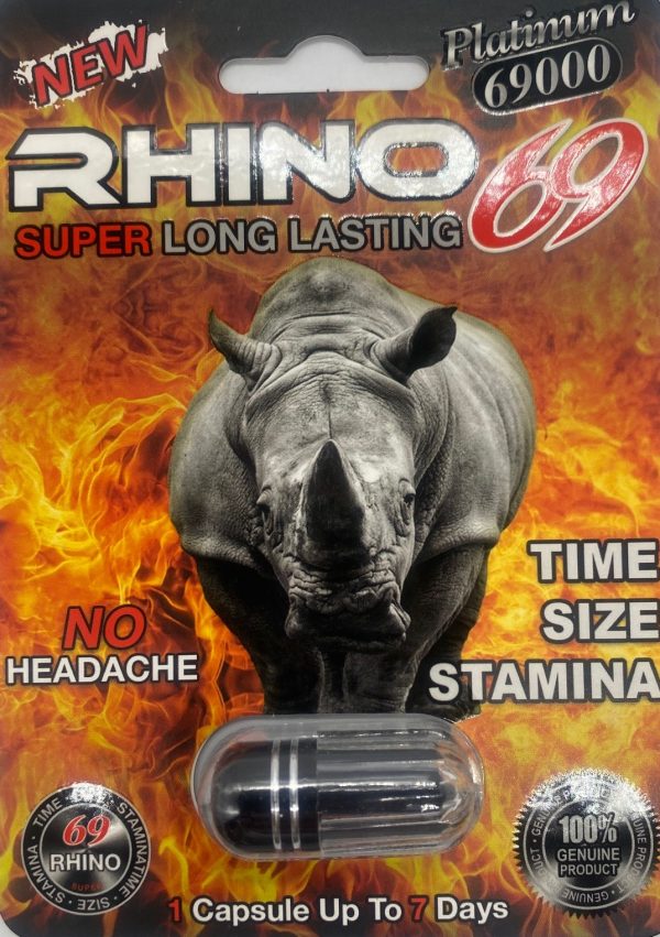 - RHINO 69 SUPER LONG LASTING 24 COUNT