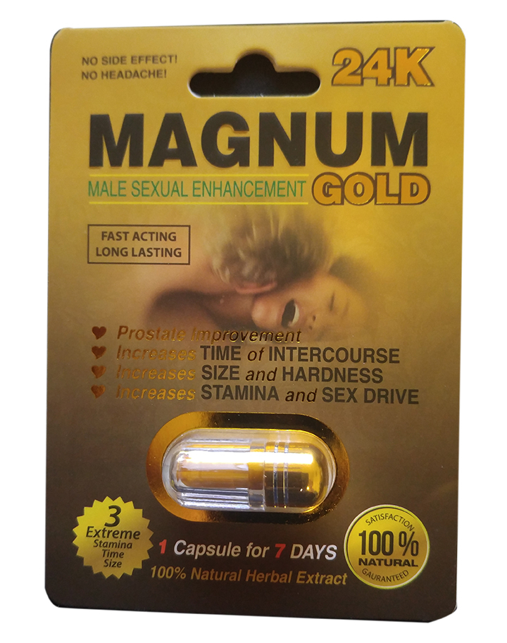 Magnum Gold 24k Sexual Enhancement 20 Count 7641