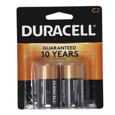 DURACELL C-2 $3.59 BOX OF 8 CARDS 