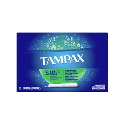 TAMPAX SUPER 12 PACKS OF 10 